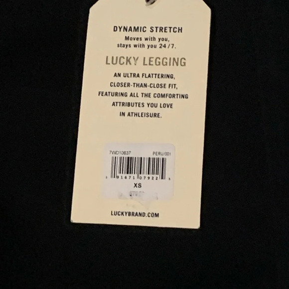 LUCKY Brand Legging Jean Perpetual black jeggings size XS - Picture 9 of 10